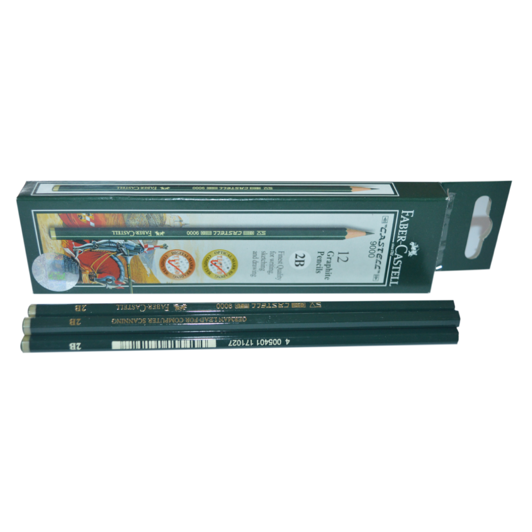 Pensil Fabel Castell 2B 9000 / Pensil Ujian Hijau