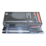 Pulpen / Bolpen / Ballpoint Snowman V1 Semi Gel Ink 0.7 mm Hitam