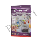 E-print printing quality / Transparan Sticker A4