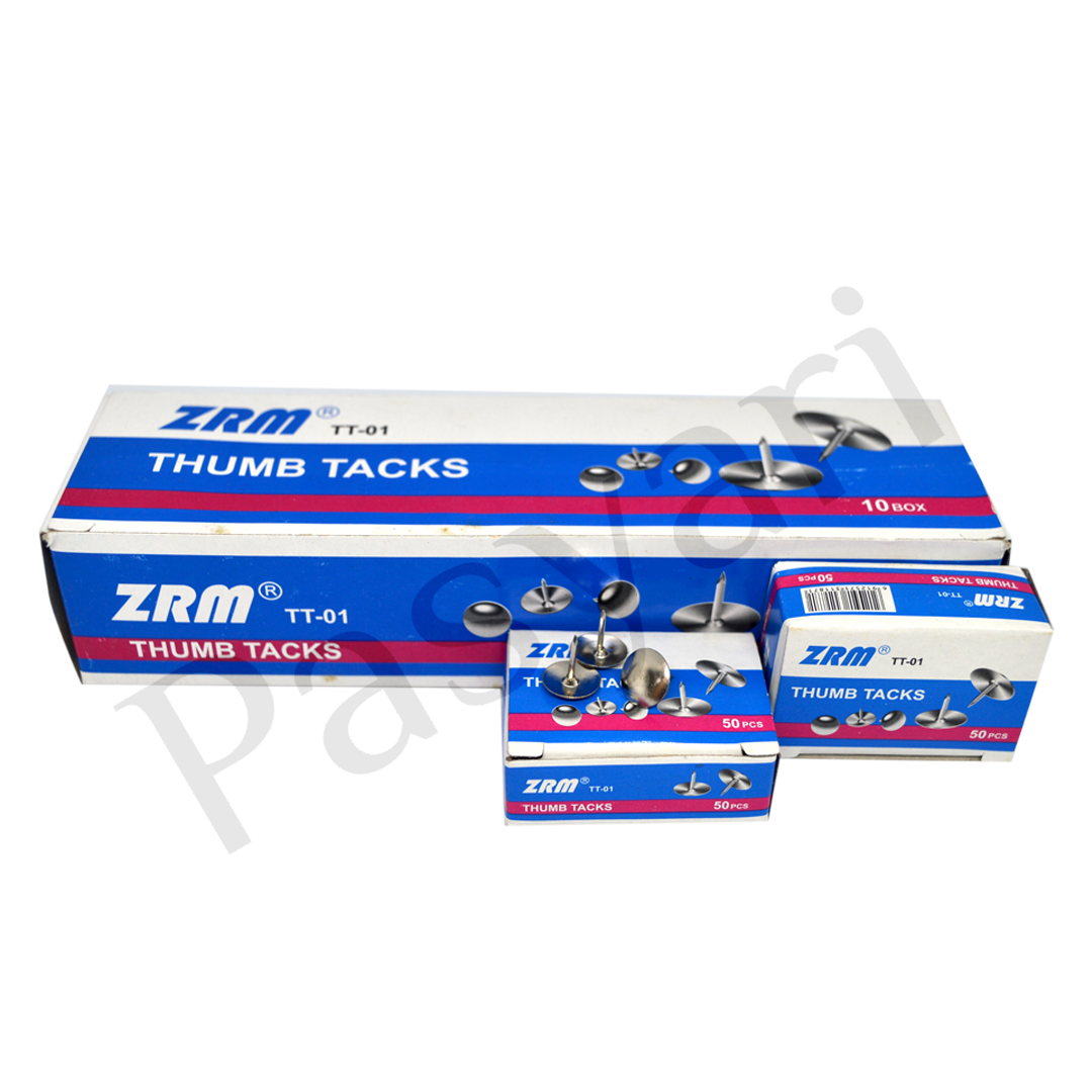 ZRM Paku Pines / Paku Payung / Thumb Tacks TT01/ 50 Pcs Pasyari