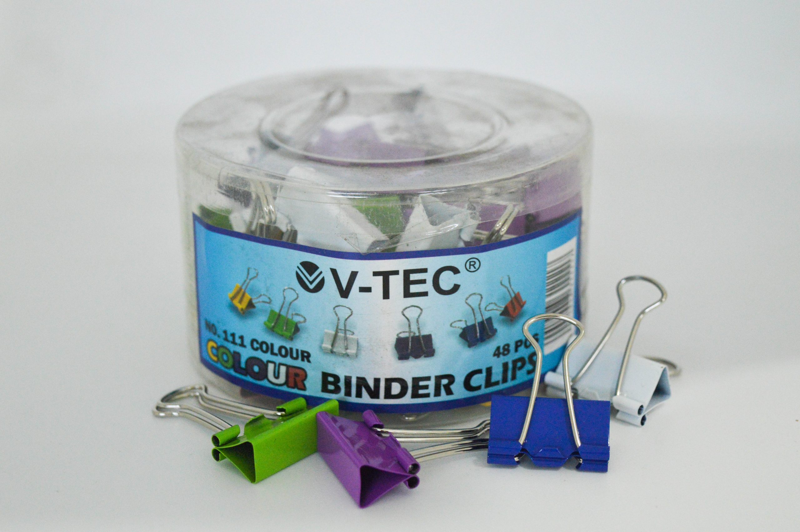 V-Tec Binder Clip 111 Warna Per 4 Pcs / Penjepit Kertas