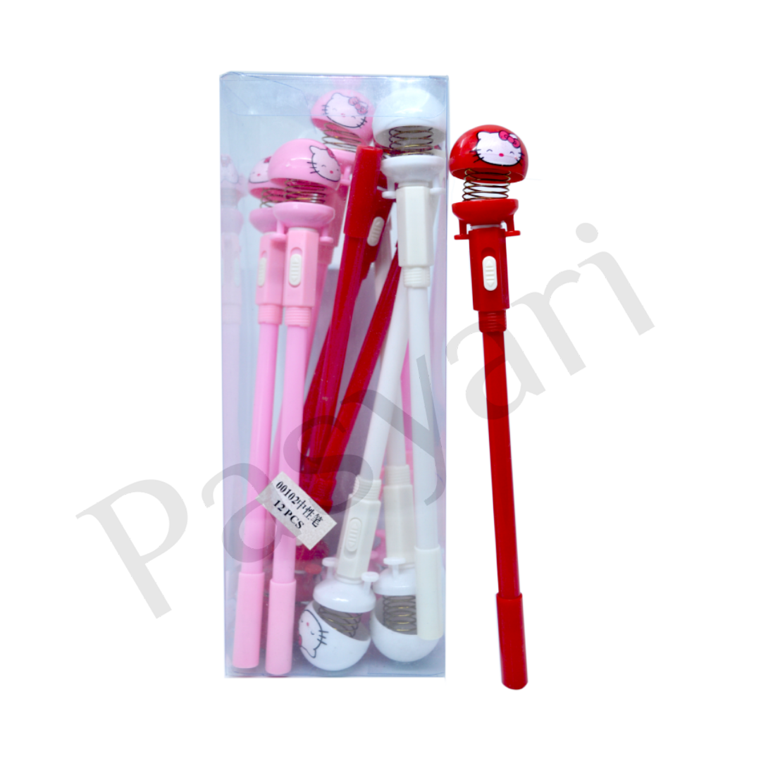 Pulpen lampu karakter hello kitty