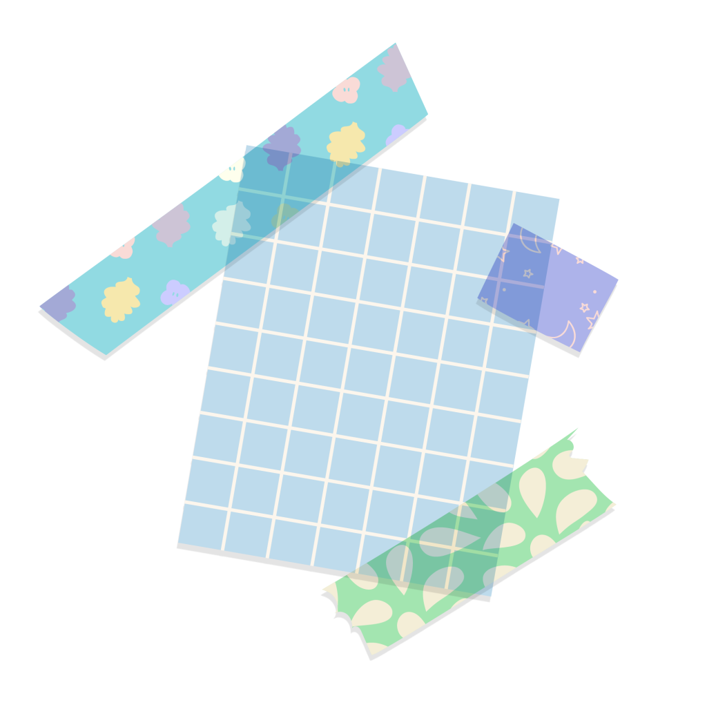 Macam motif washi tape dari joyko untuk kebutuhan catatan, bungkus kado dan bahan untuk kreativitas.